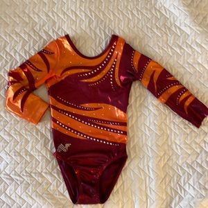 Alpha Factor gymnastics competition leotard